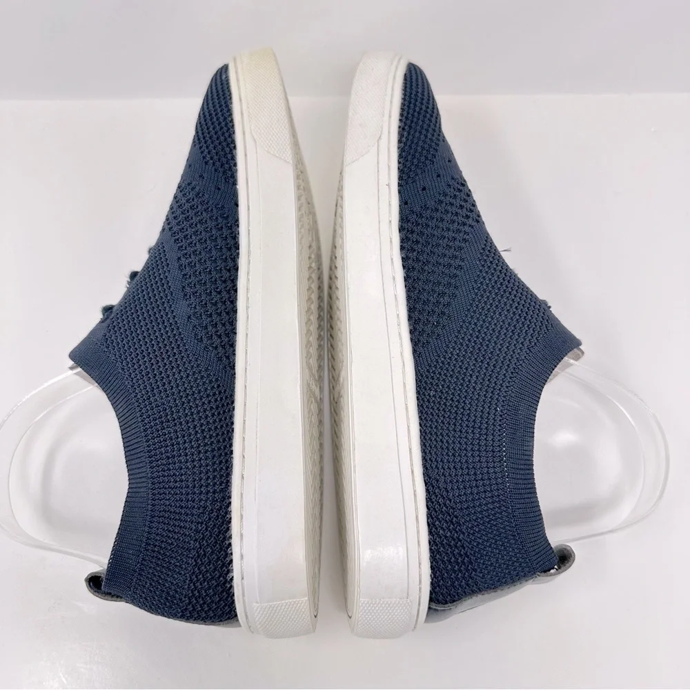 Vlado Venice Wingtip Knitted Textile Casual Sneakers Blue Size 10